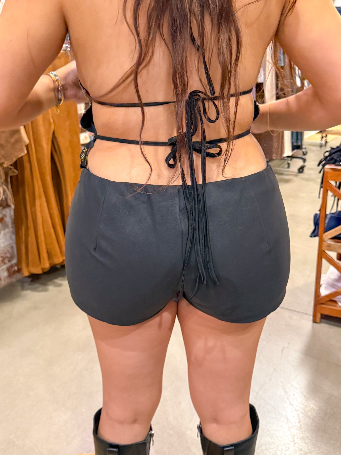 Black Micro Shorts