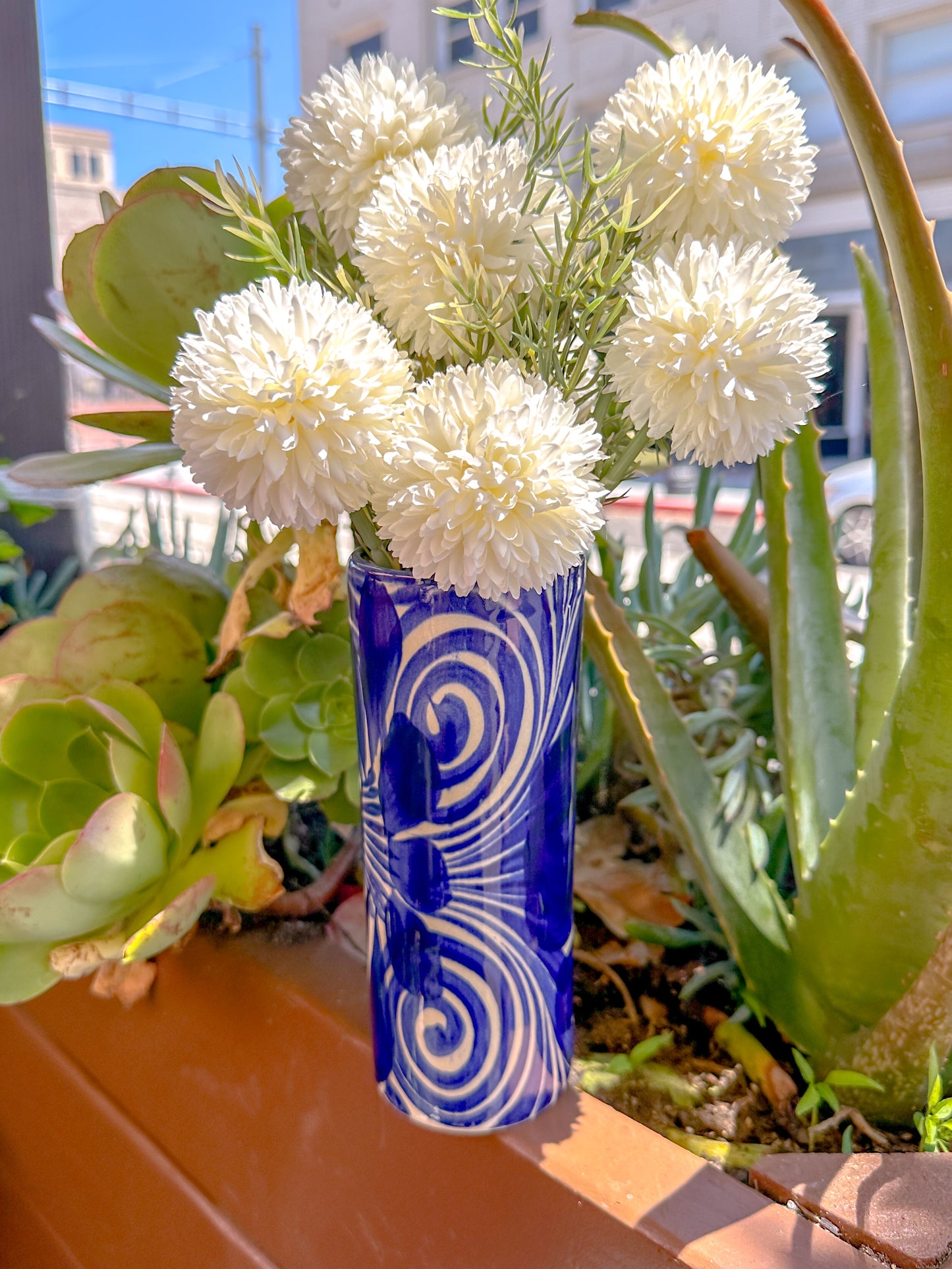 Artisanal Vase/Vaso (Blue)