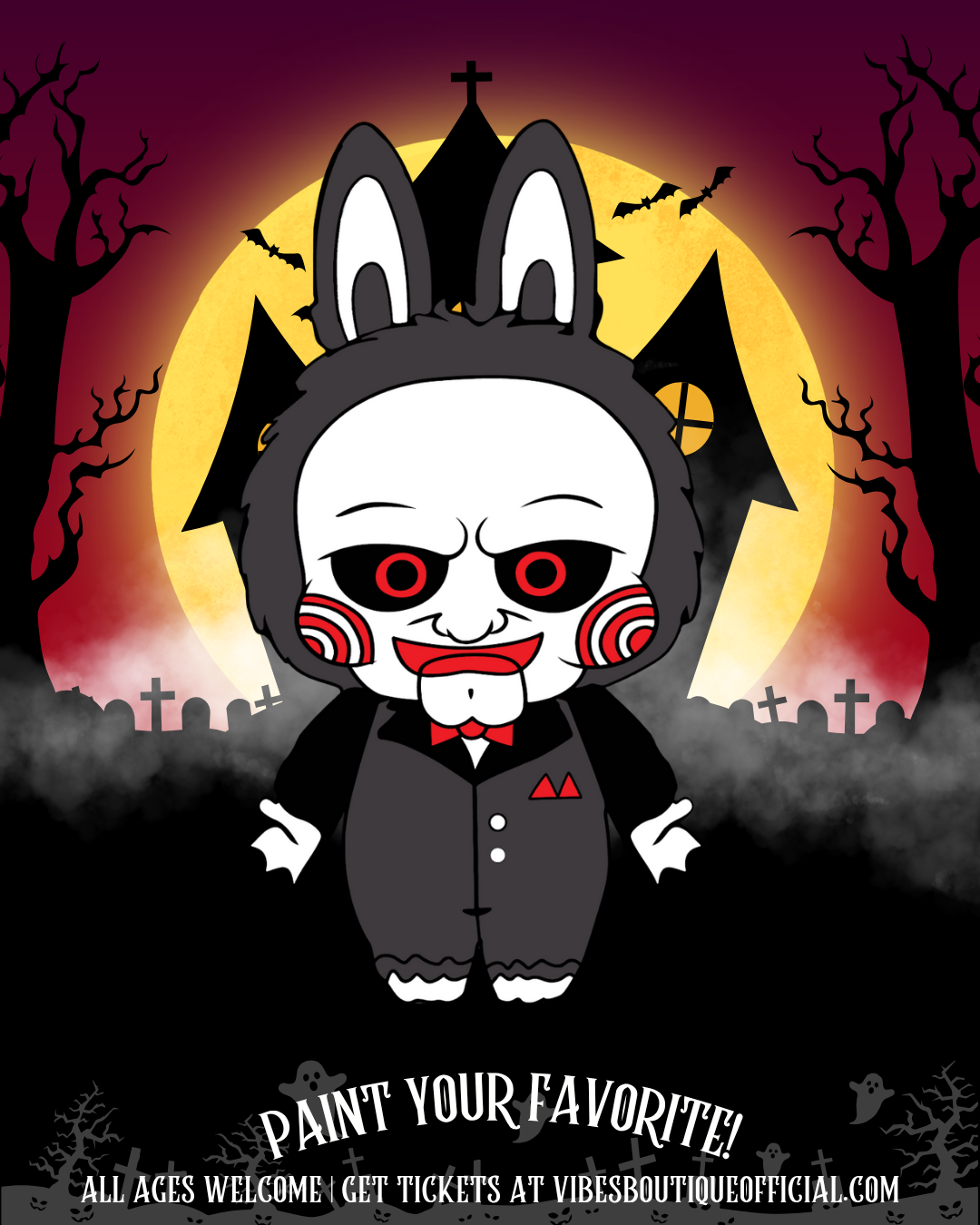 Summerween Labubu Sip & Paint (July 26-27)