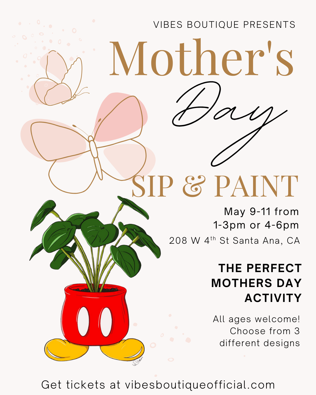 Mother’s Day Sip & Paint (May 9-11)