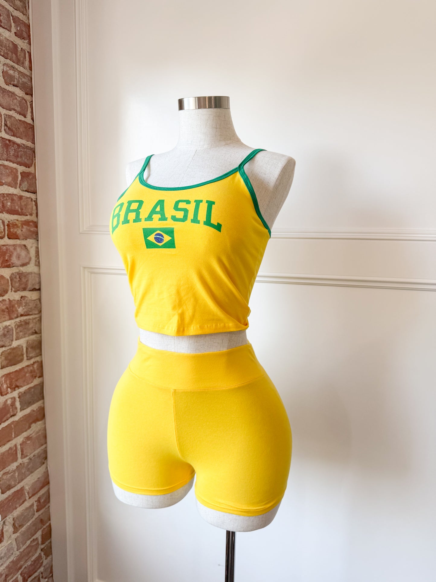 Yellow shorts