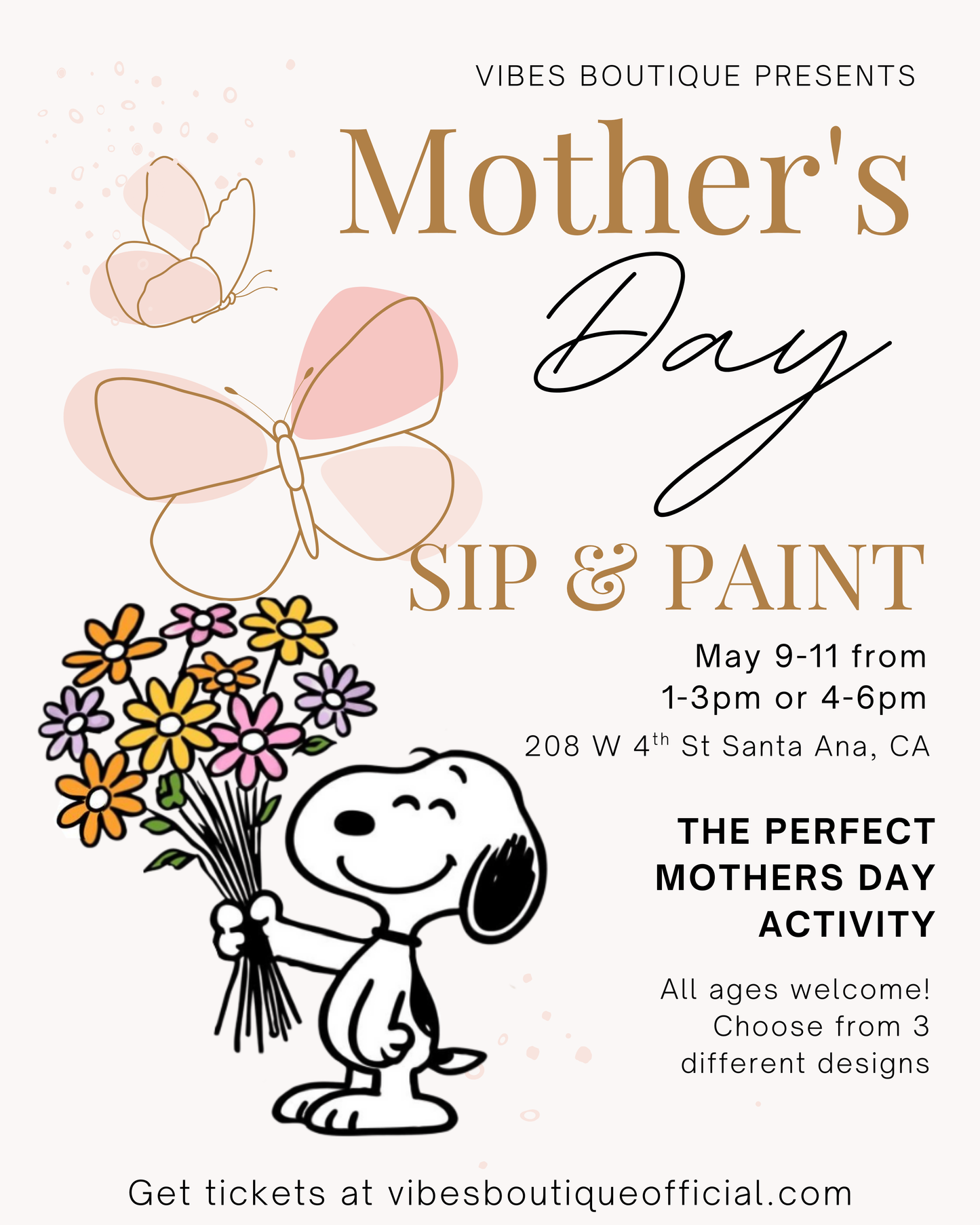 Mother’s Day Sip & Paint (May 9-11)