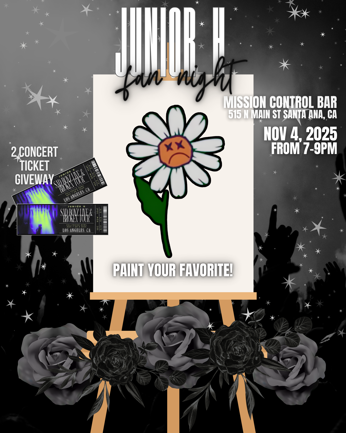 Junior H Fan Night Paint & Sip (Nov 4th)