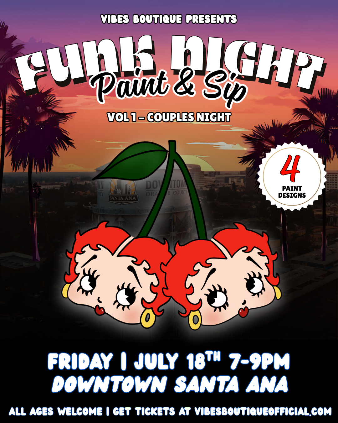 Funk Night VOL 1 Sip & Paint (7/18)