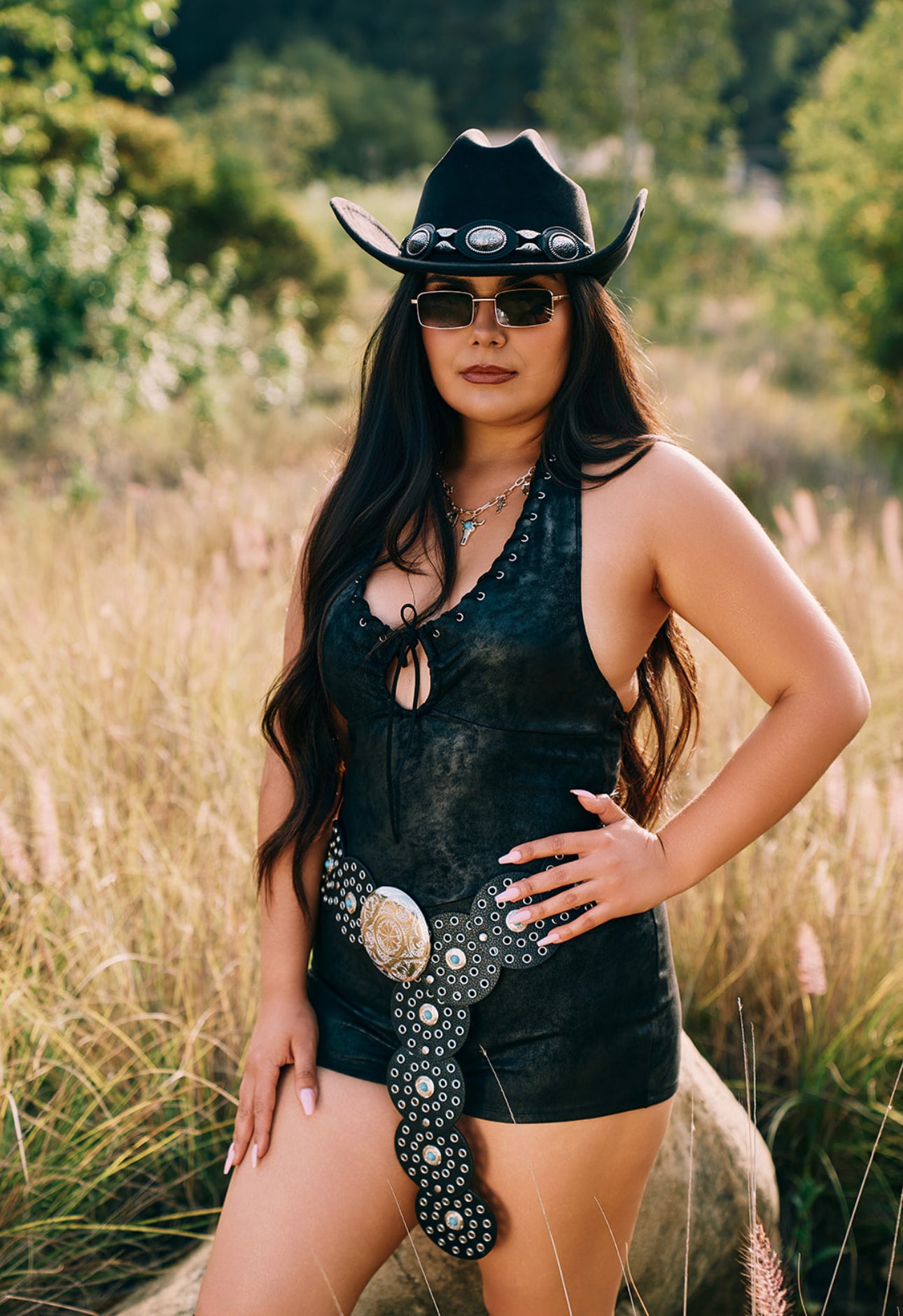 Halter Romper (Black)