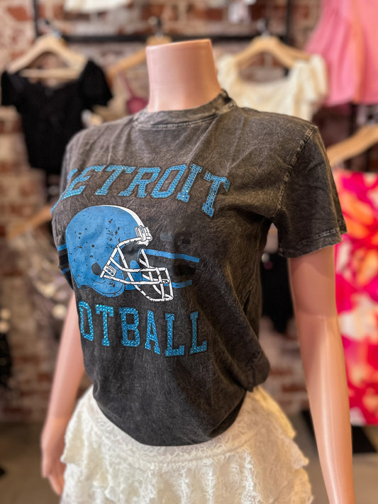 Detroit Football Oversized Top