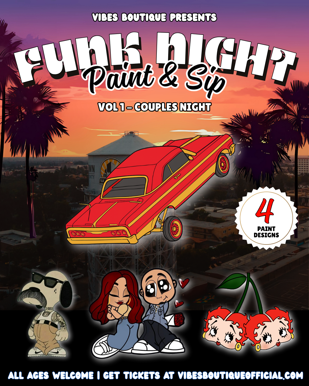 Funk Night VOL 1 Sip & Paint (7/18)