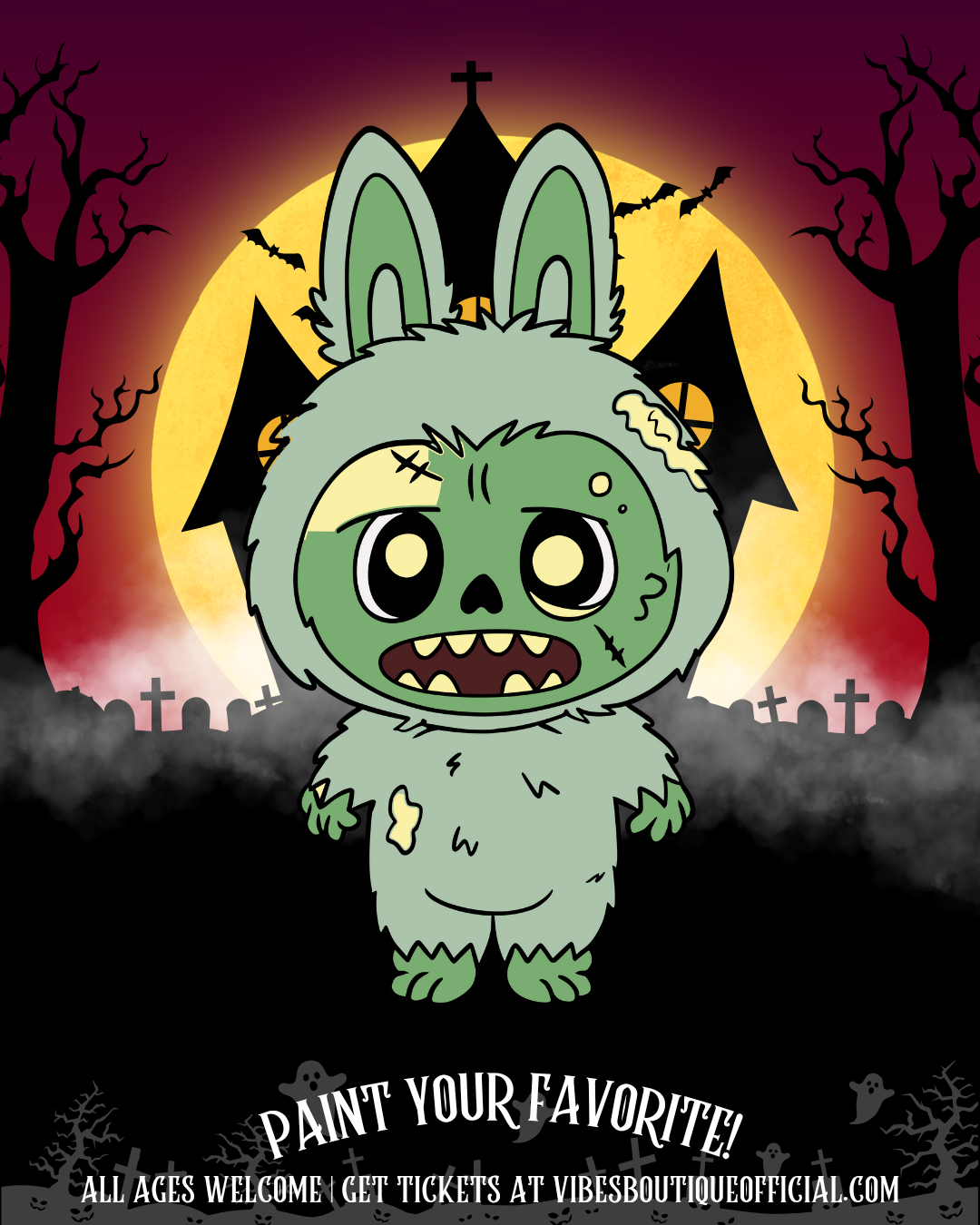 Summerween Labubu Sip & Paint (July 26-27)