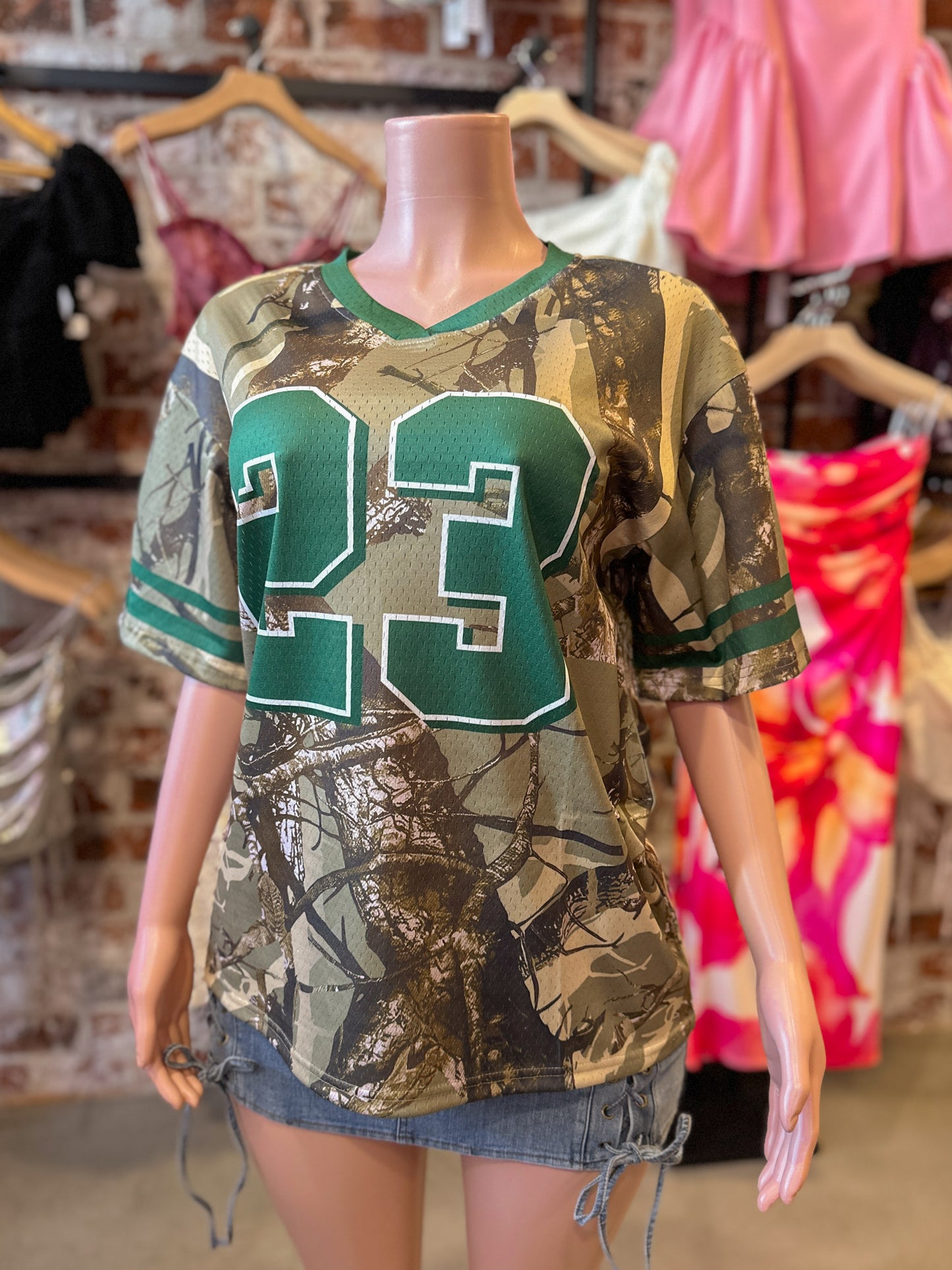 Camo Green Jersey