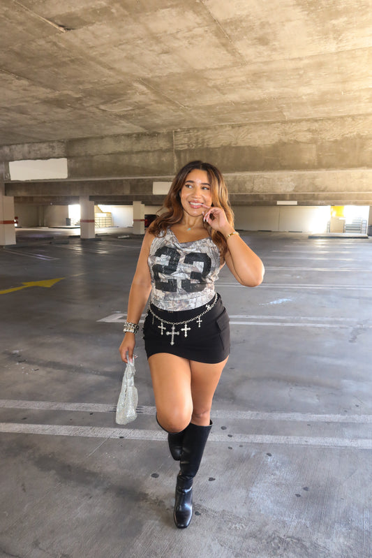 23 Reasons Halter(Black Camo)