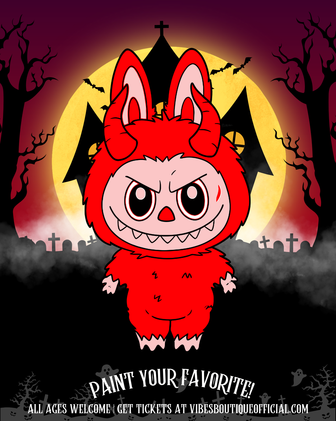 Summerween Labubu Sip & Paint (July 26-27)