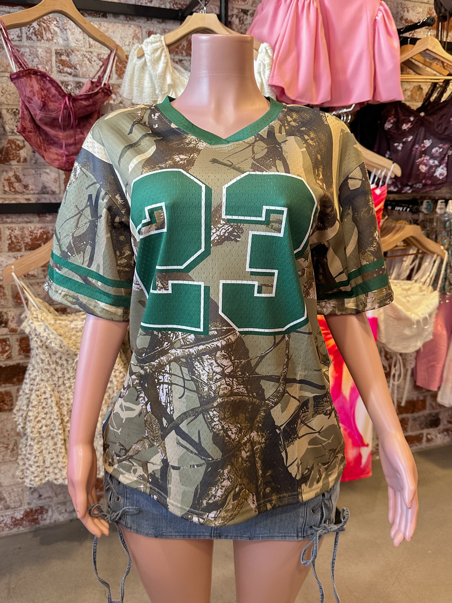 Camo Green Jersey