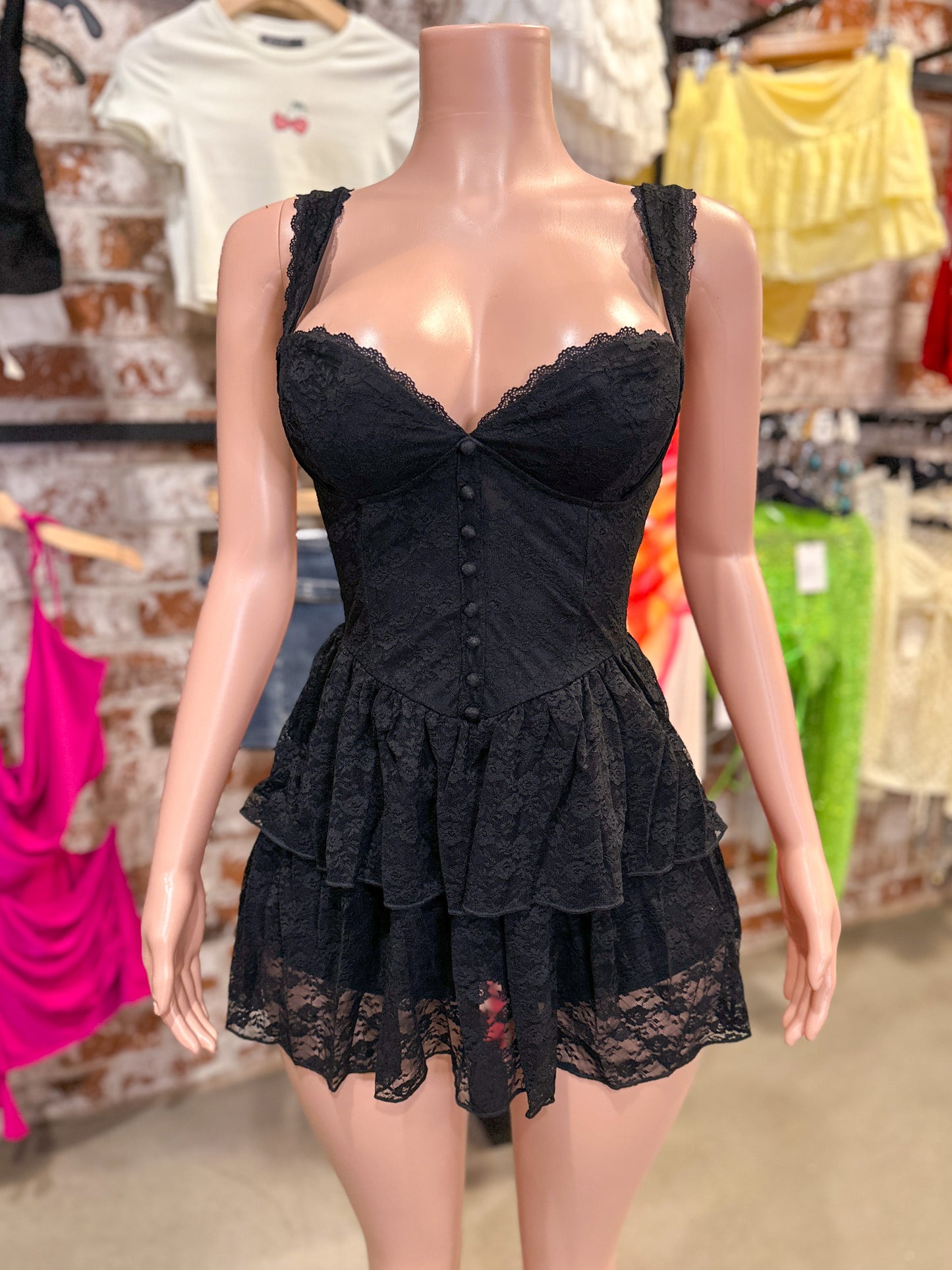 Lace Romper Dress