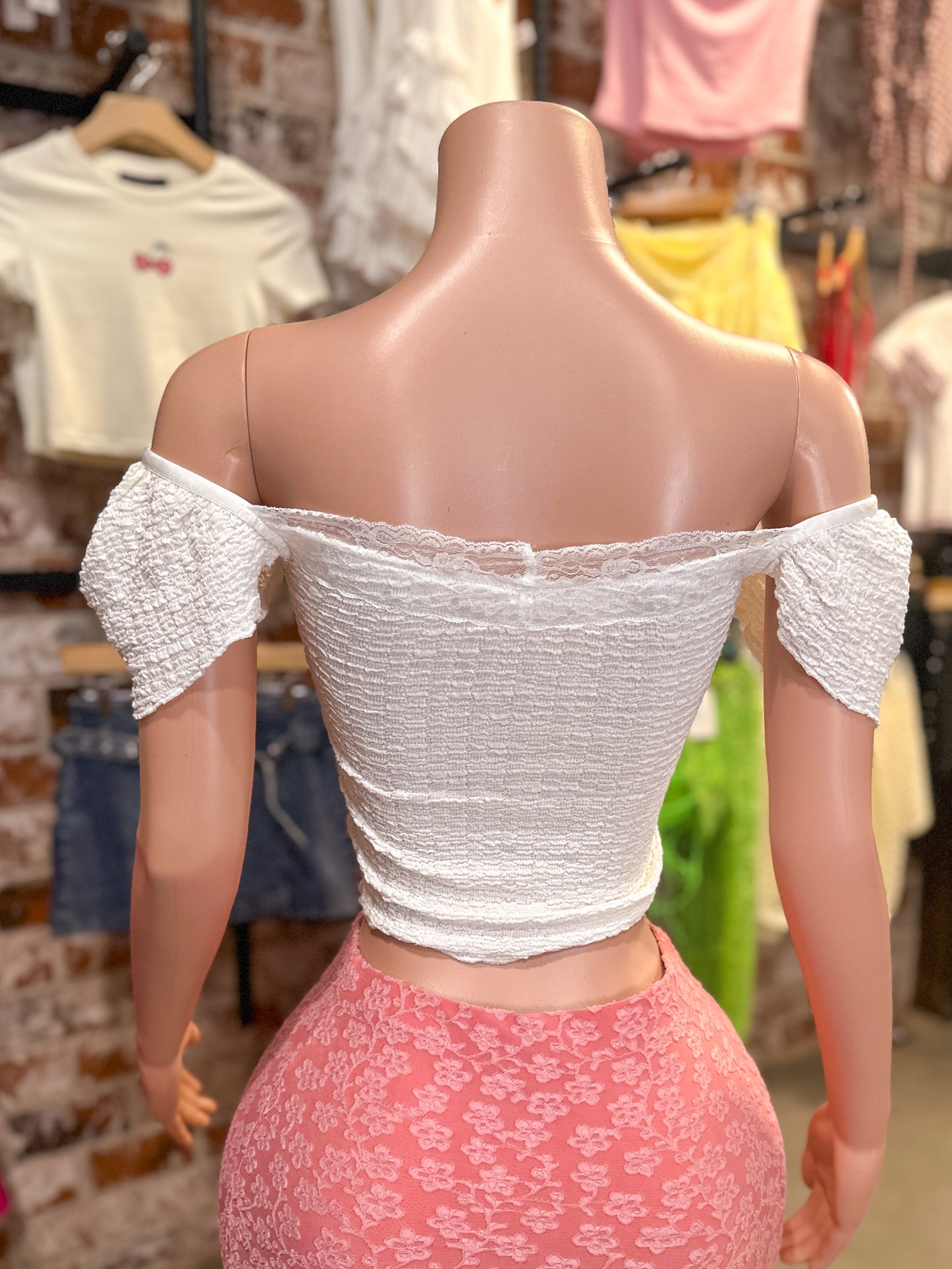 Coquette Top (White)
