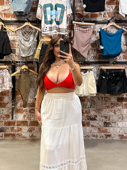 Twist Bralette (Red)