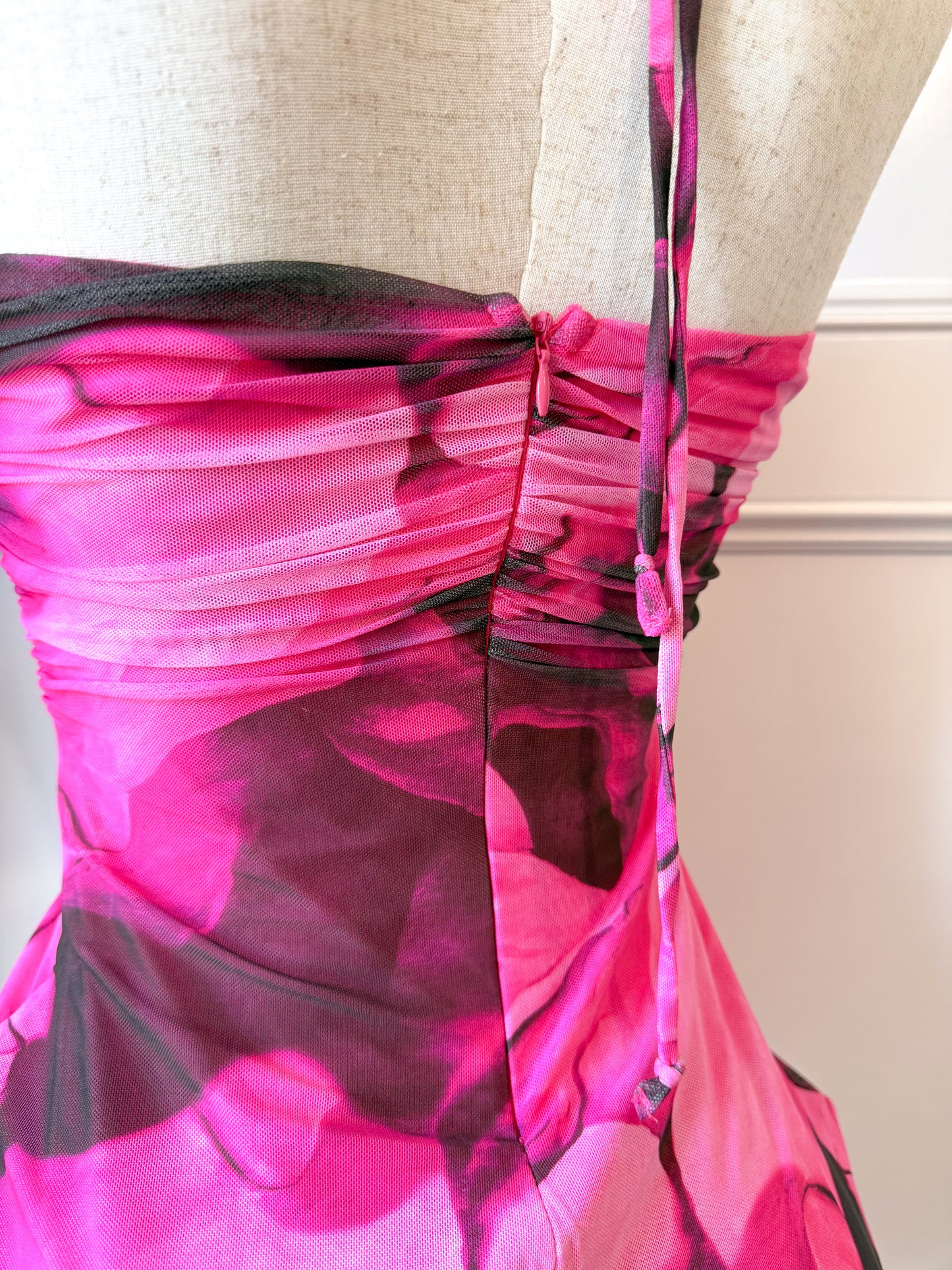 Contigo Dress (Fuchsia)