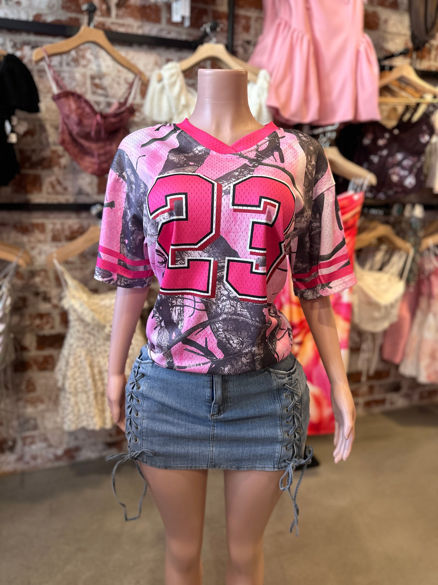 Camo Pink Jersey