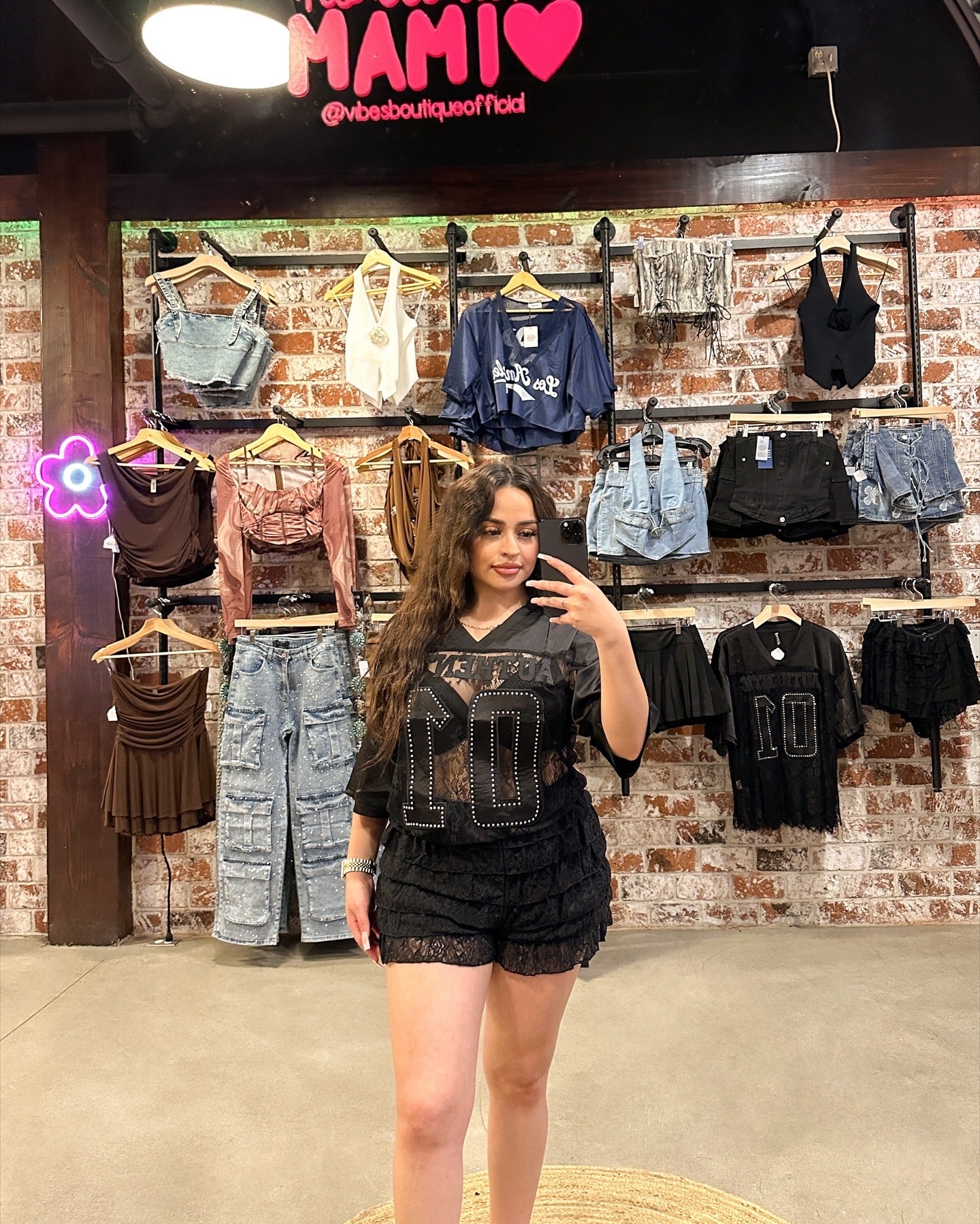 Black Lace Jersey