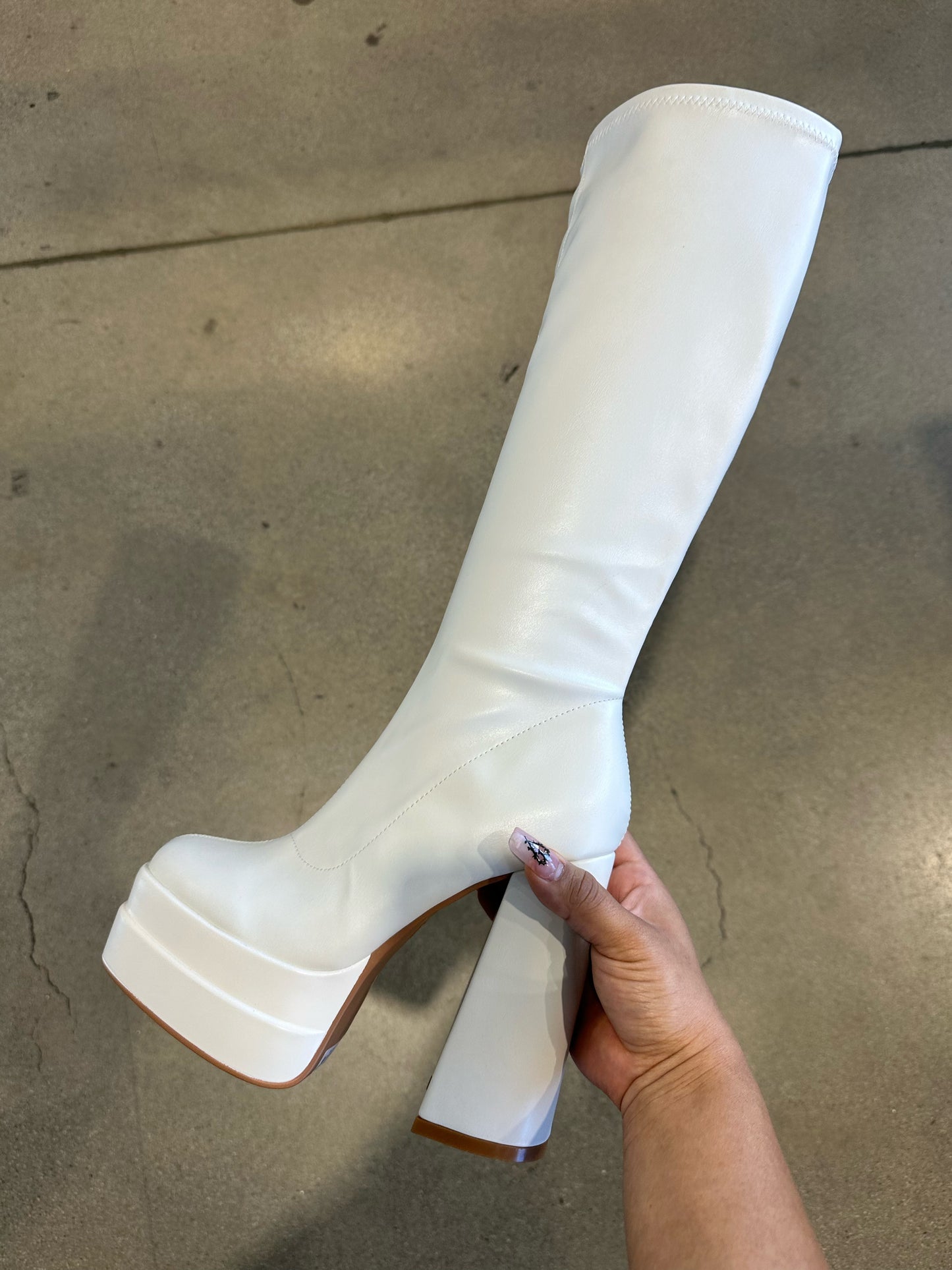 White Bratz Boots (FINAL SALE)