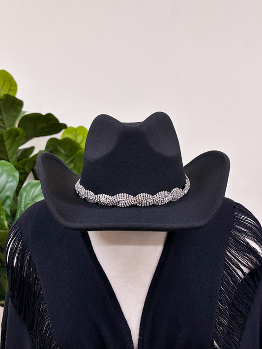 Crystal Belted Cowgirl Hat