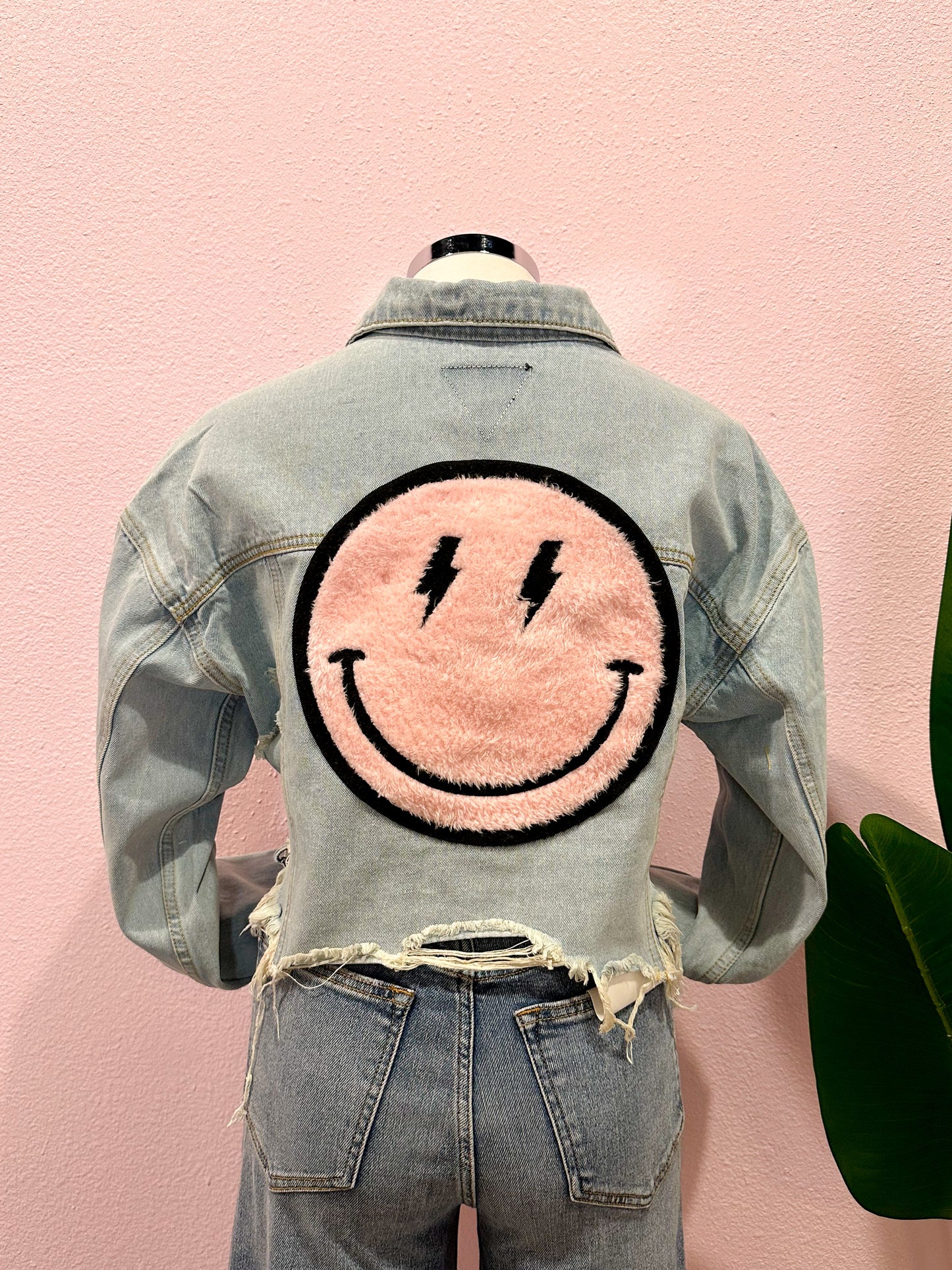 Happy Face Pink Jacket