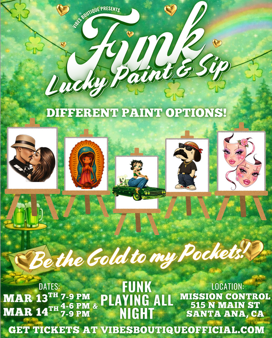 Funk Lucky Paint & Sip (Mar 13-14)