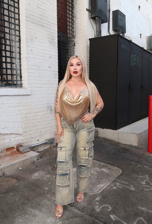 Headliner Statement Cargo Jeans(Vintage Wash)