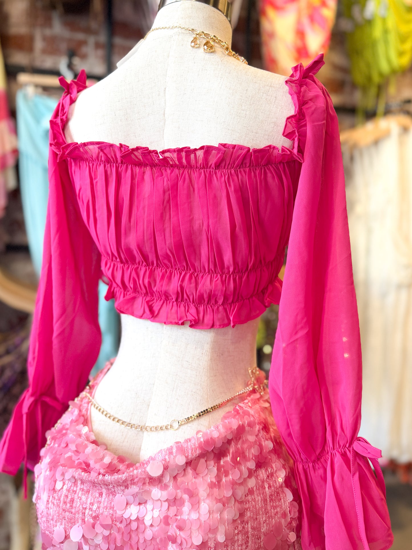 Pretty Spoiled Top (Pink)