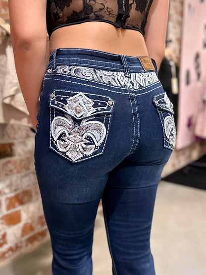Cleo Embroidered Jeans