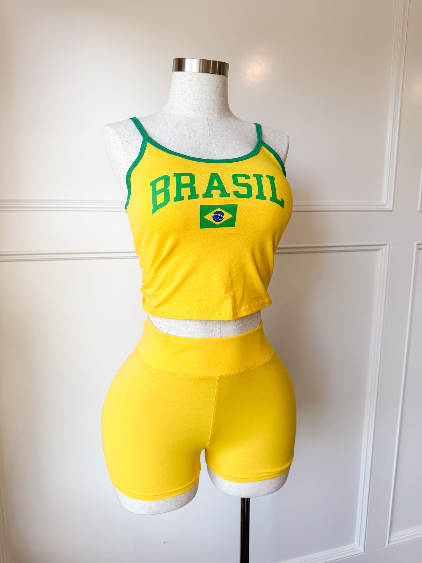 Yellow shorts