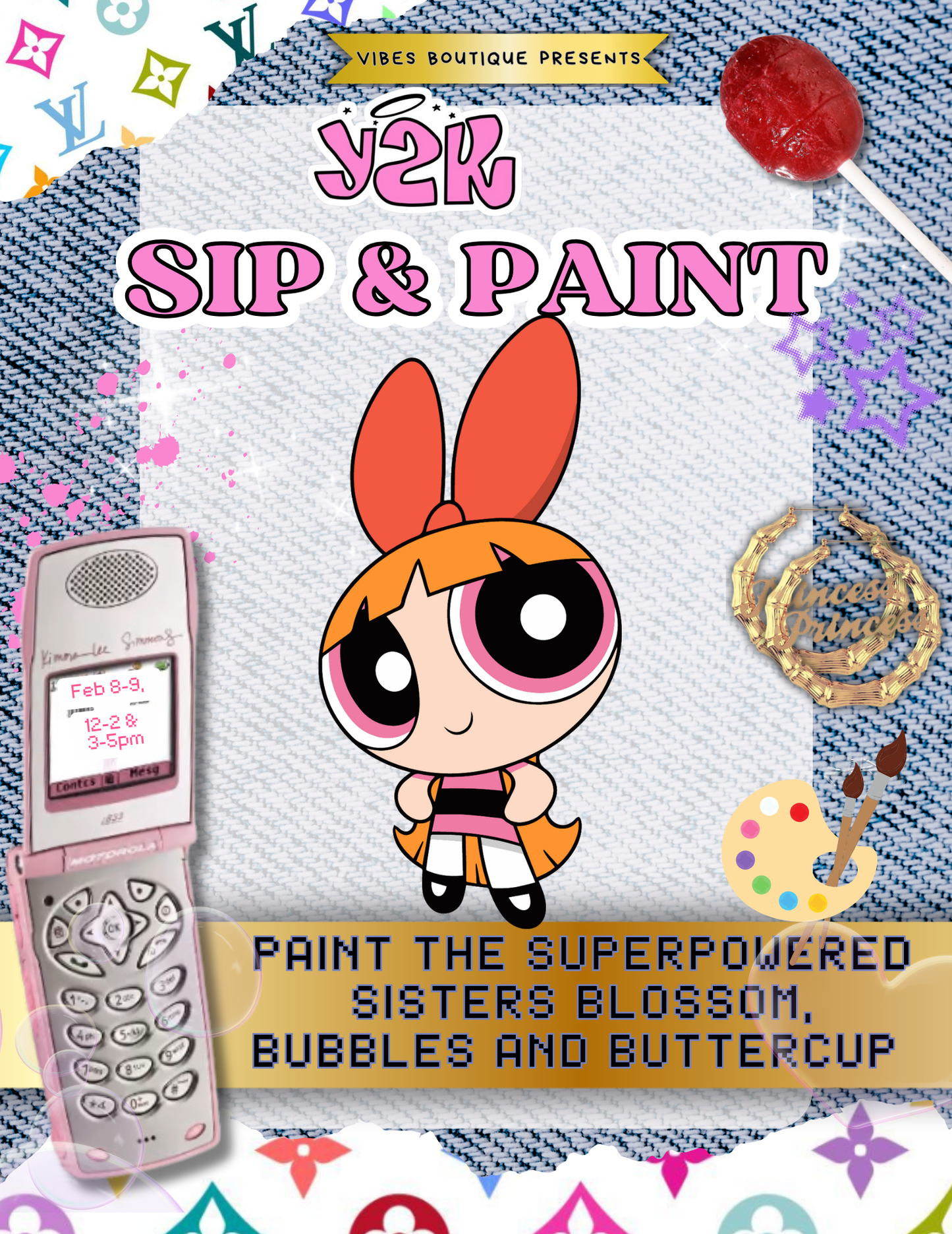 2000's Sip & Paint (Feb 8-9)