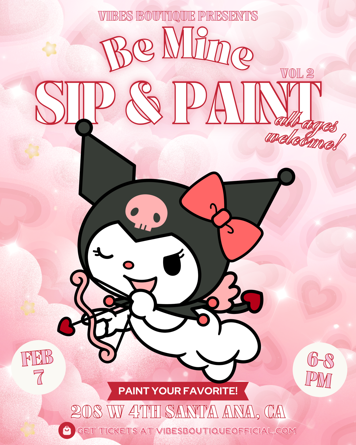 Be Mine Sip & Paint (Feb 7-9)