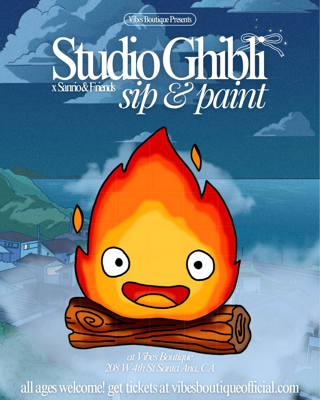 Studio Ghibli & Sanrio Sip & Paint (Feb 28, Mar 1-2)