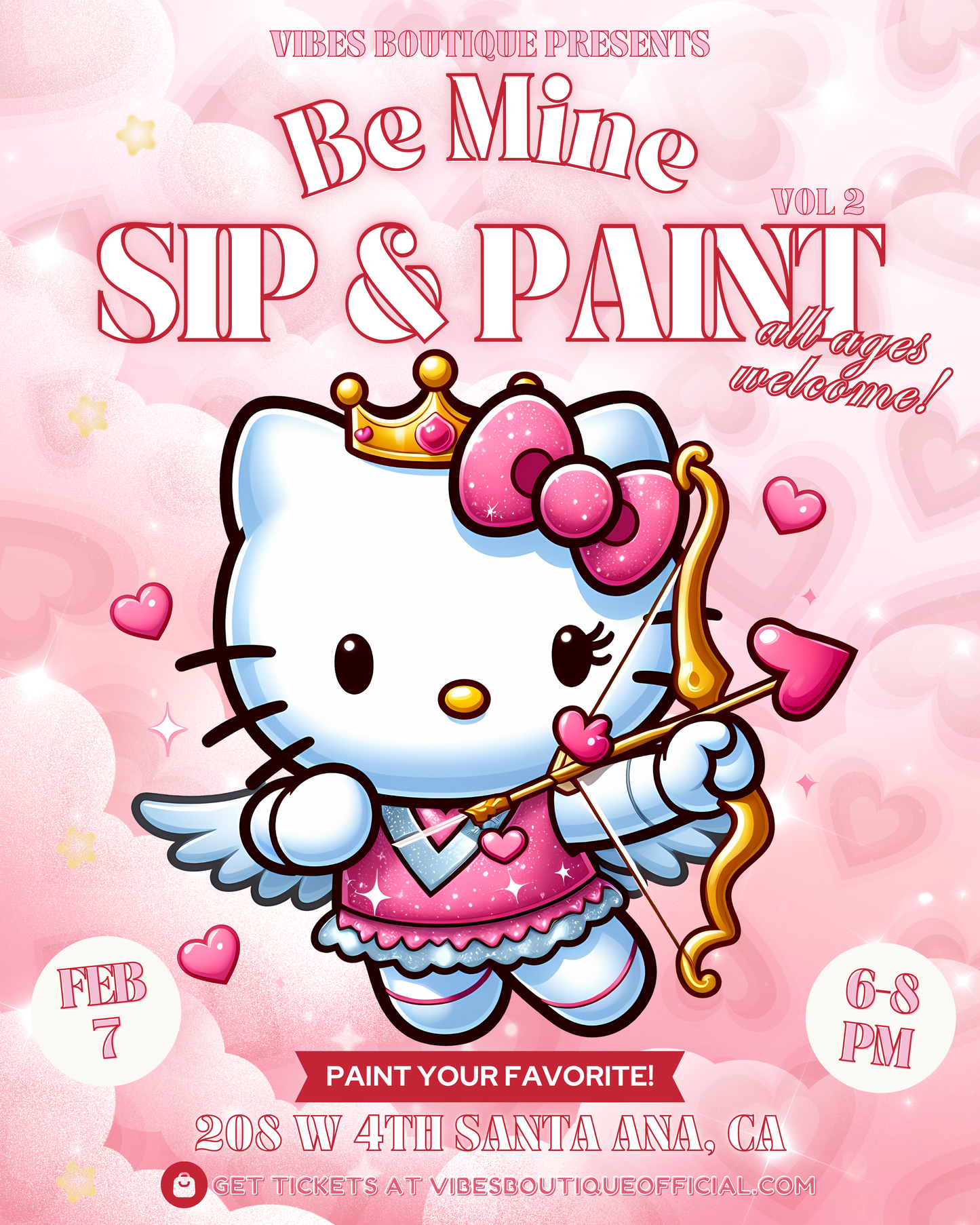 Be Mine Sip & Paint (Feb 7-9)