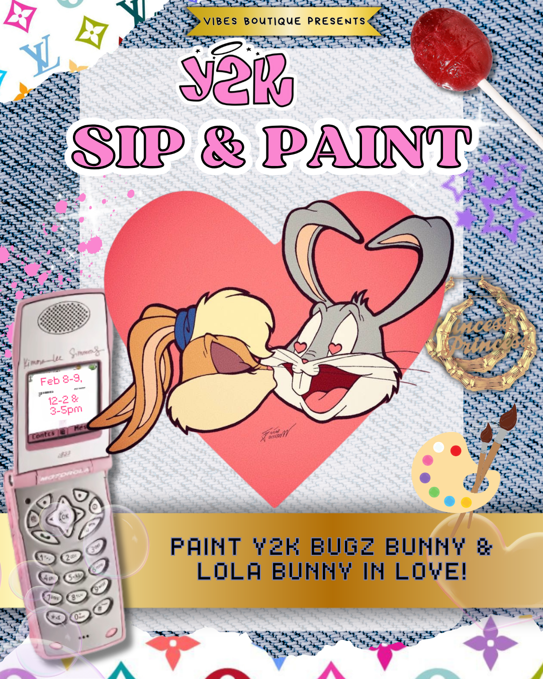 2000's Sip & Paint (Feb 8-9)