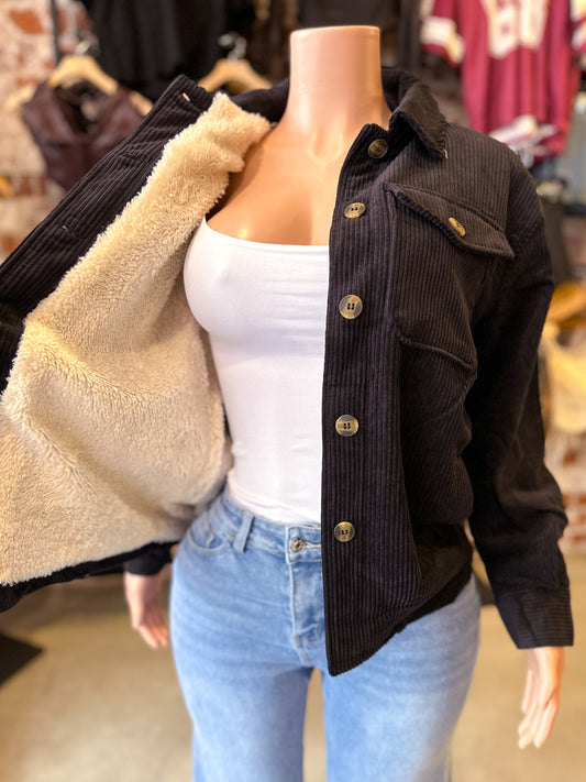 Warm Shacket (Black)