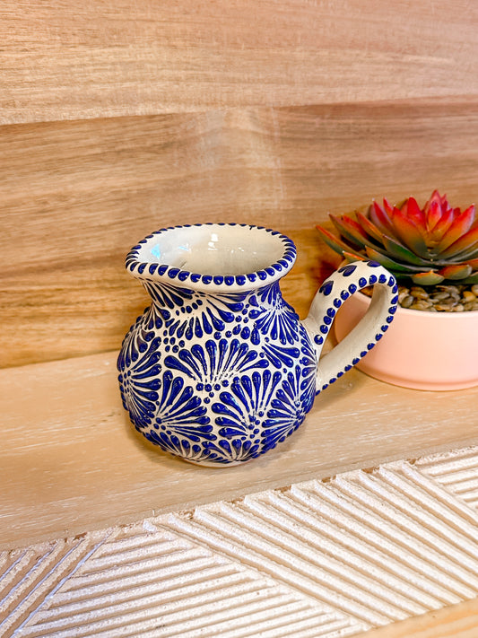 Talavera Creamer Jug (Blue)