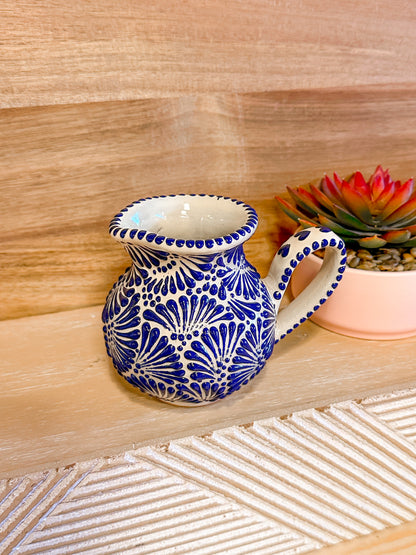 Talavera Creamer Jug (Blue)