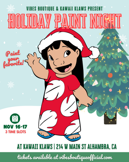 Holiday Paint Night (AT KAWAII KLAWS, ALHAMBRA)