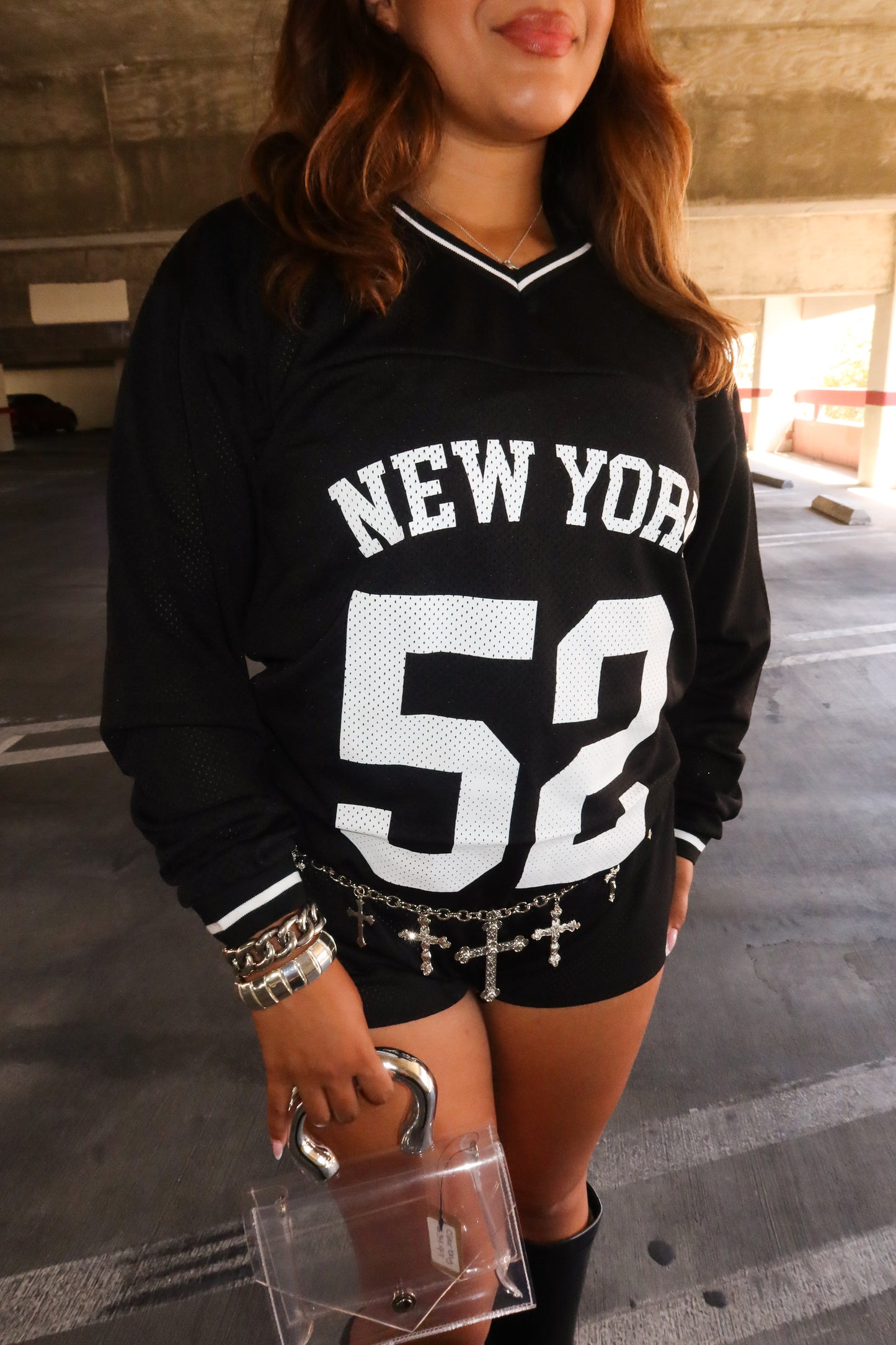 Run It Jersey Romper(Black)