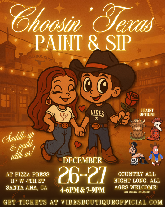 Choosin' Texas Paint & Sip (Dec 26 & 27)
