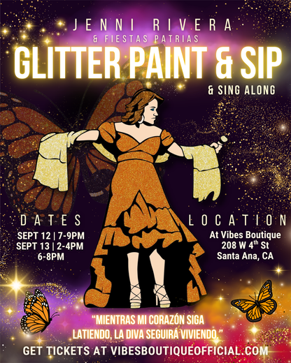 Jenni Rivera & Fiestas Patrias Paint & Sip (Sept 12-13)