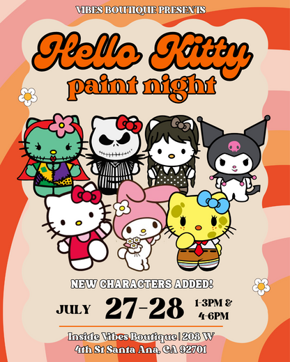 Hello Kitty & Friends Summer Paint Night
