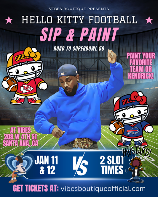 Super Bowl Sip & Paint (DRINK INCLUDED)