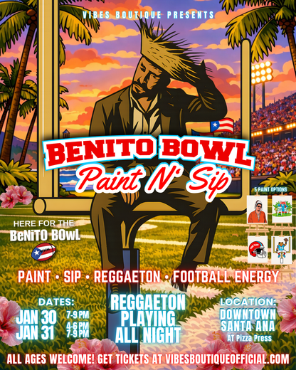 Bad Bunny Paint & Sip (Jan 30-31) @ Pizza Press