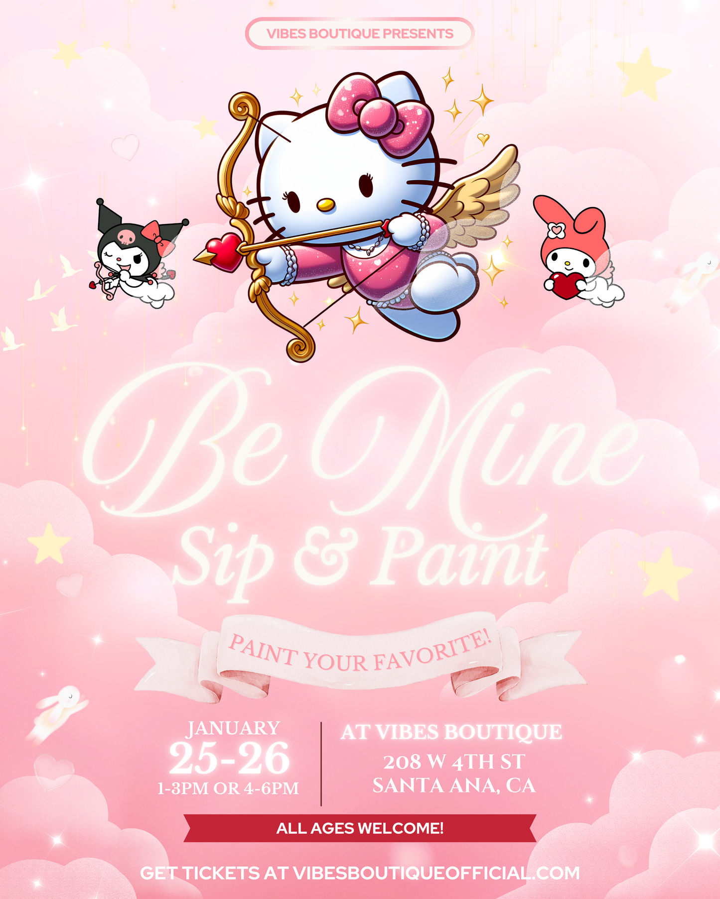 Be Mine Sip & Paint (Jan 25-26)