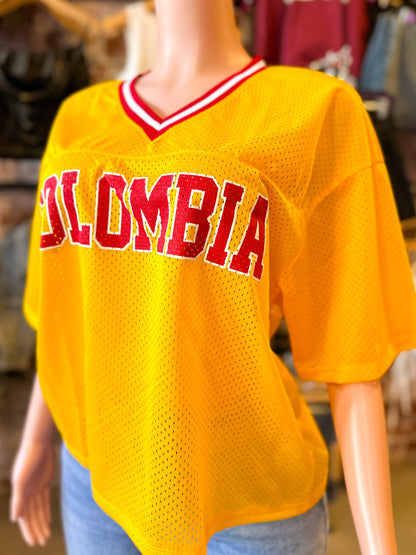 Columbia Yellow Oversize Jersey