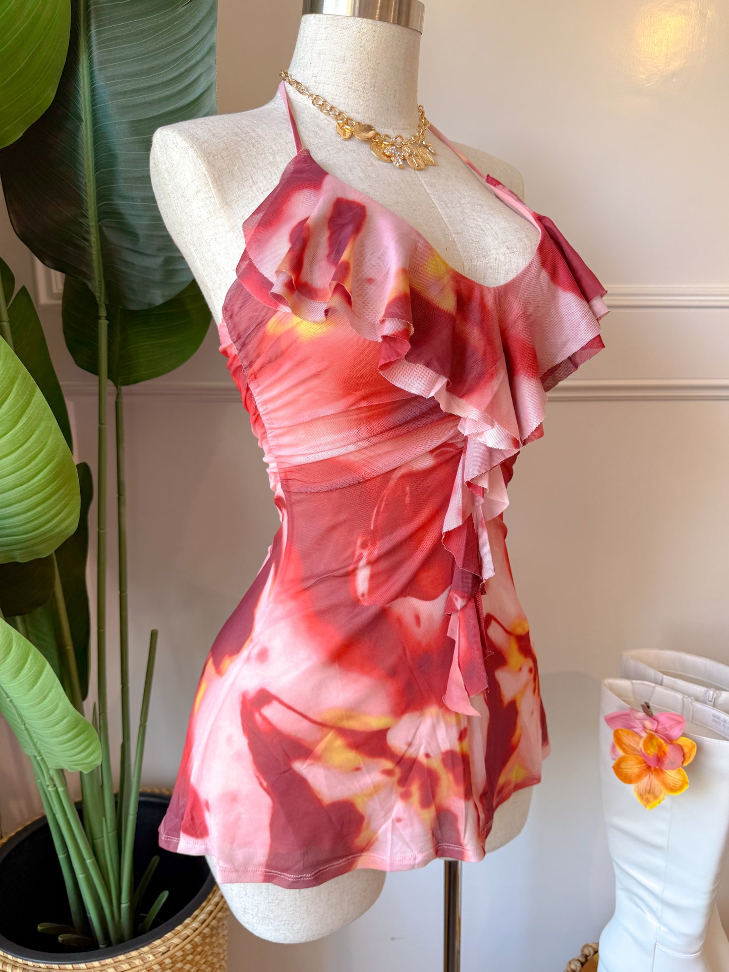 Contigo Dress (Red)