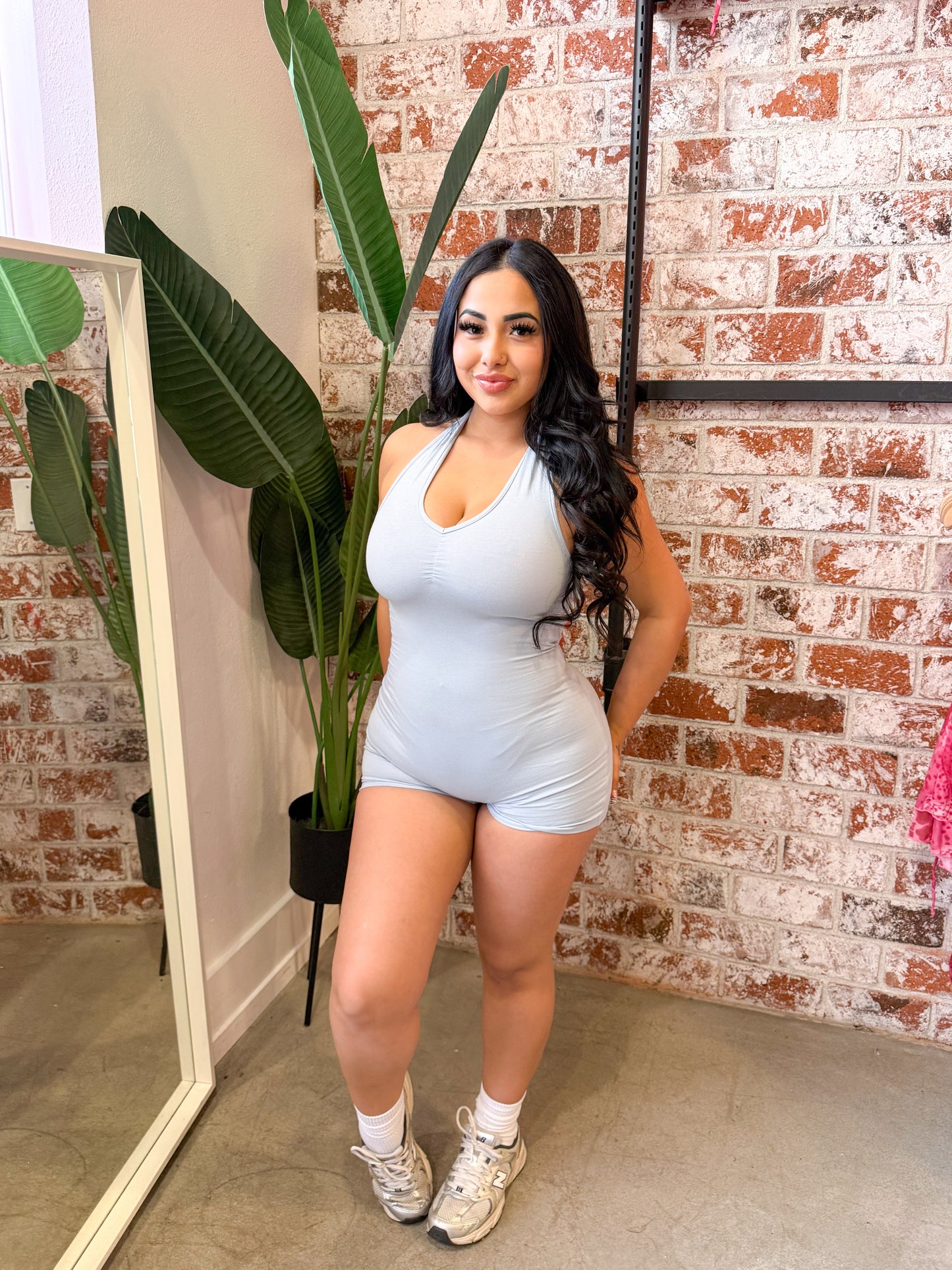 Cool Girl Romper (Blue)