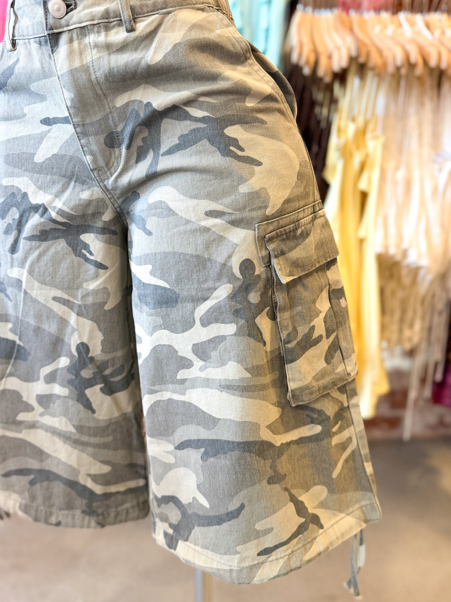 G.I. Baddie Camo Jorts
